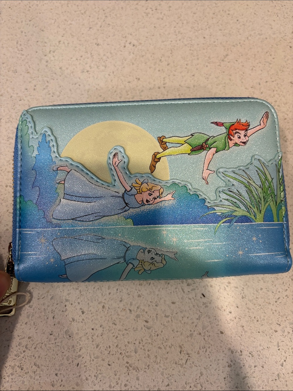 Peter Pan Glow In The Dark Loungefly Wallet NWT